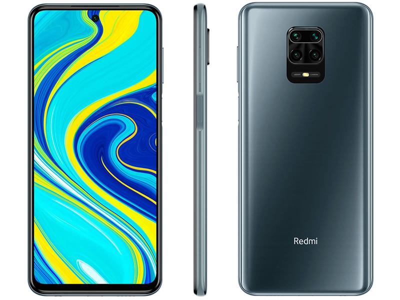 Smartphone Xiaomi Redmi Note 9S 128GB Cinza 4G+ - 6GB RAM 6,67